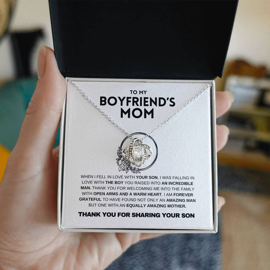 To My Boyfriends Mom Necklace, Mothers Day Gifts