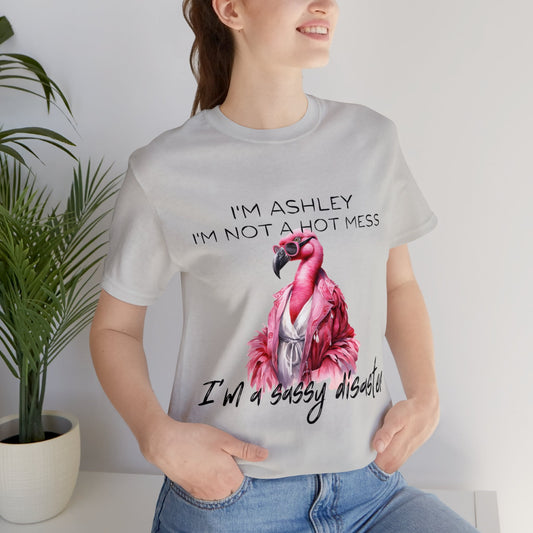 Personalize Sarcastic Woman Shirt Funny Flamingo Lover