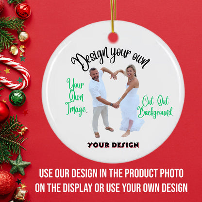 First Christmas Married Ornament - Married Photo Ornament - First Christmas Married Gift Cute Wedding Gift