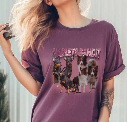 Custom Comfy Pet Photo Shirt Vintage