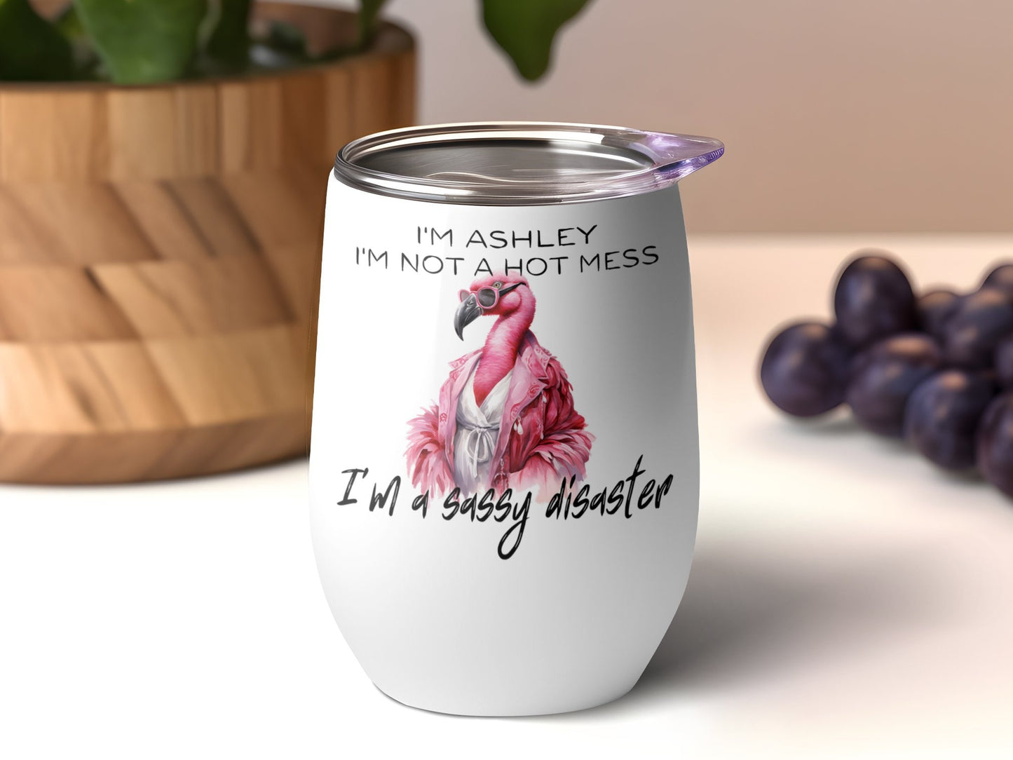 Flamingo Sassy Disaster Mug, Funny Gift Mug, Humorous Flamingo Mug, Sassy Quote Mug, Cute Animal Mug, Coffee Lovers Gift